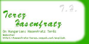 terez hasenfratz business card